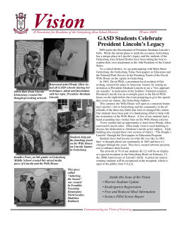 GASD Students Celebrate President Lincoln`s