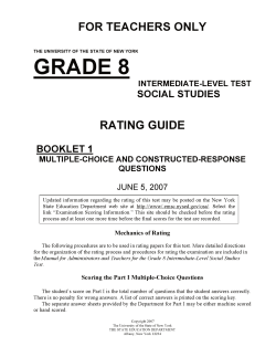 Rating Guide 1