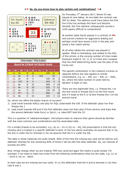 Board #23 - Did you know how to play this suit combination?