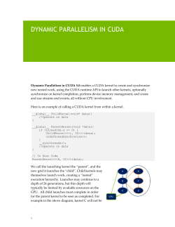 dynamic parallelism in cuda