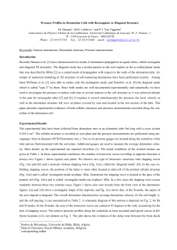 Pressure Profiles in Detonation Cells with Rectangular or Diagonal