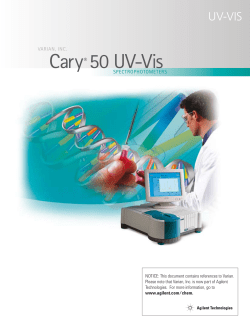 Cary&reg; 50 UV-Vis