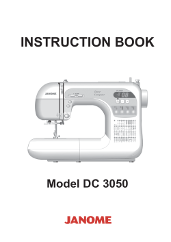 INSTRUCTION BOOK