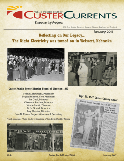 January 2017 - Custer Public Power District