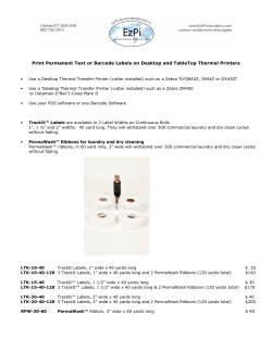 TrackIt&trade; labels on rolls
