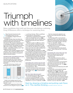 start by drawing a timeline and putting cash flows
