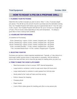 how to roast a pig on a propane grill