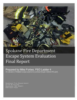 Escape System Evaluation Final Report