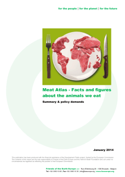 legumes study - Friends of the Earth Europe