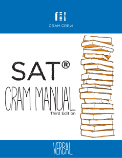 SAT Verbal-sample