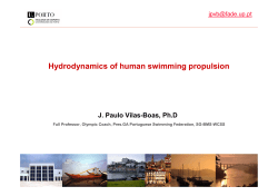 Hydrodynamics of human swimming propulsion