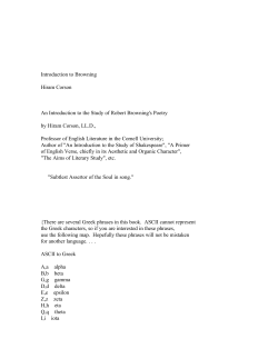 Introduction To Browning