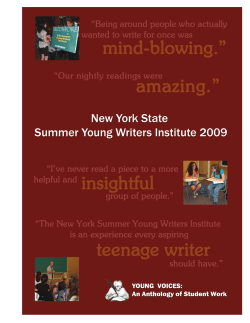 Summer of 2009 - University at Albany