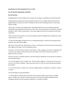 Making Headway Pun-Off - Area 1 Agency on Aging