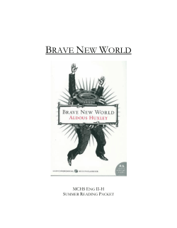 brave new world - Marengo Community High School