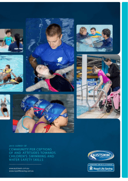 2013 Community perceptions of and attitudes towards