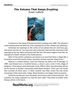 The Volcano That Keeps Erupting