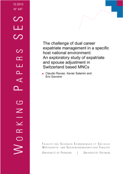 The challenge of dual career expatriate management