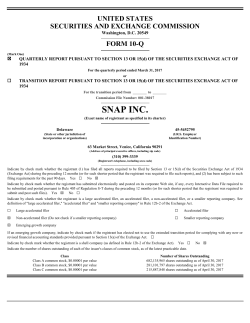 10-Q - Snap Inc.