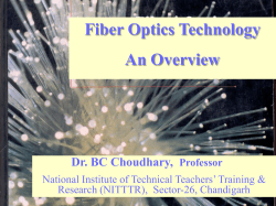 Fiber Optics Technology An Overview