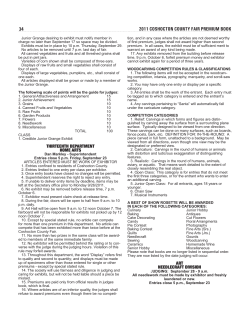 2011 COSHOCTON COUNTY FAIR PREMIUM BOOK 34