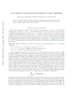arXiv:1402.2669v2 [math.AG] 30 Apr 2015