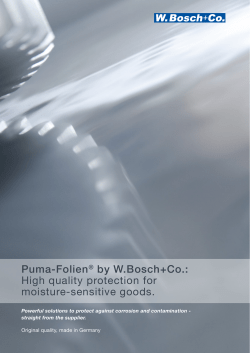 Puma-Folien&reg; by W.Bosch+Co.
