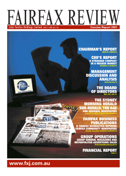 2001 - Fairfax Media