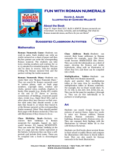 fun with roman numerals