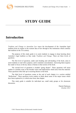 tradition and change in