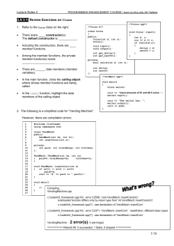 (LN 5-1) Review Exercises on Class