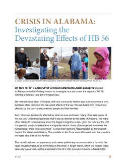 CRISIS IN ALABAMA: Investigating the Devastating - AFL-CIO