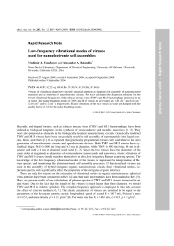 physica status solidi - Nano