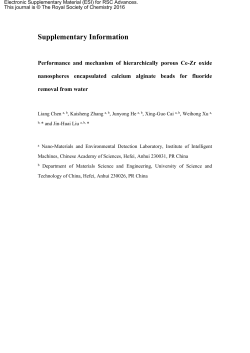 Supplementary Information - Royal Society of Chemistry