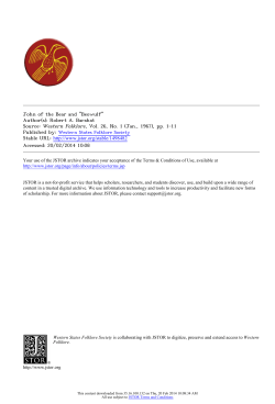 John of the Bear and "Beowulf"