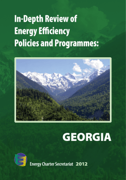 georgia - Energy Charter