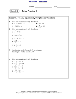 Extra Practice 1