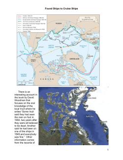 Found Ships to Cruise Ships There is an interesting account in the