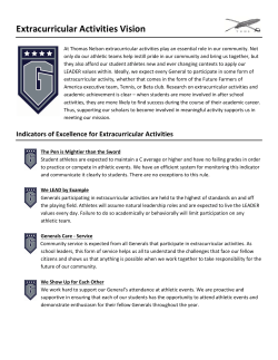 Extracurricular Activities Vision