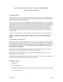 Failure to comply with these policies and procedures may result in