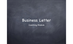 Business Letter Module.key