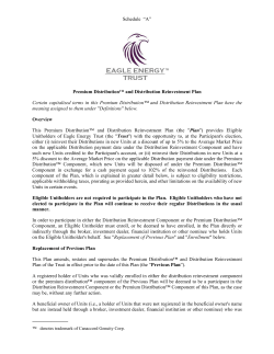 Certain c meaning a Overview This Prem Unitholde either (i) r on the