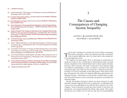 3 The Causes and Consequences of Changing Income Inequality