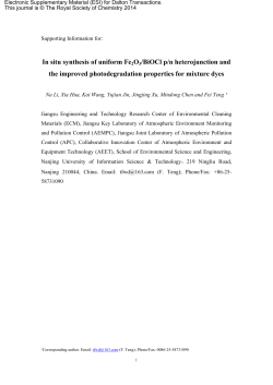 Supporting Information - Royal Society of Chemistry