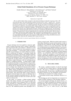 Global Model Simulations of Low