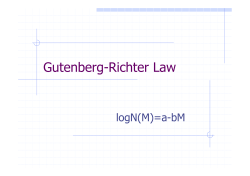 Gutenberg-Richter Law