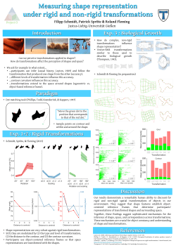 Measuring shape representation under rigid and non