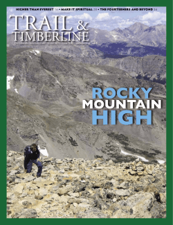 Timberline - Colorado Mountain Club