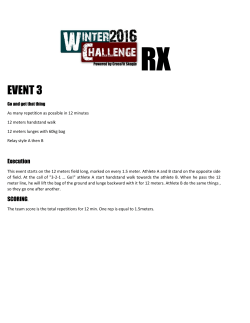 event 3 - CrossFit Skopje