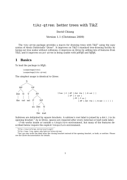 tikz-qtree: better trees with TikZ